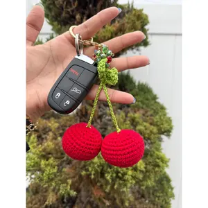 Crochet Fruit Keychains