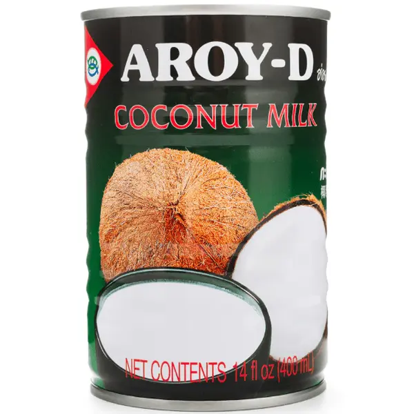 AROY-D Creamy Coconut Milk - Plant Based Canned Non-Dairy Milk, Vegan, 13 oz, Room Temperature Ambient Option, Plant Based Milk