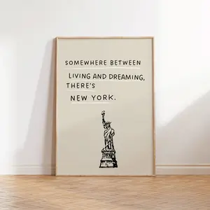 New York Art Posster , NYC Wall Art New York City Poster Minimalist New York Art NYC Poster New York Decor NYC