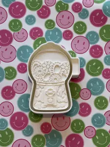 Concho Gumball Machine Freshie Mold and 3D Printed Mold Housing Option