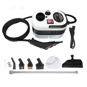 Portable Handheld Steam Cleaner with 10 Accessories, Adjustable Levels, Fast Heat-Up Steamer for Kitchen, Bathroom, Tile & Car Cleaning | Efficient Grease Dirt Remover, All-in-One Steam Cleaner for Household & Auto Care