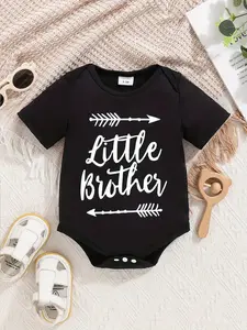 Little Brother Cute Siblings One-Piece Tights Pullover Baby Boy Baby, for Outdoor