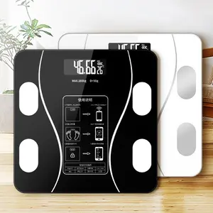 USB Rechargeable Smart Body Fat Scale, APP-Sync to Track 79 Health Metrics, High-Precision Digital Scale with 180kg Max Weight, BMI Fat Muscle Monitor for Home Weight Loss Fitness