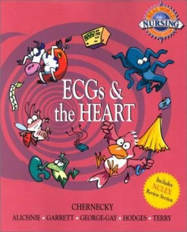 Used Nursing Book - Real-World Nursing Survival Guide: ECGs and the Heart by Cynthia Chernecky (Paperback, English) - ECG Literature with Interactive Icons, Consistent Headings