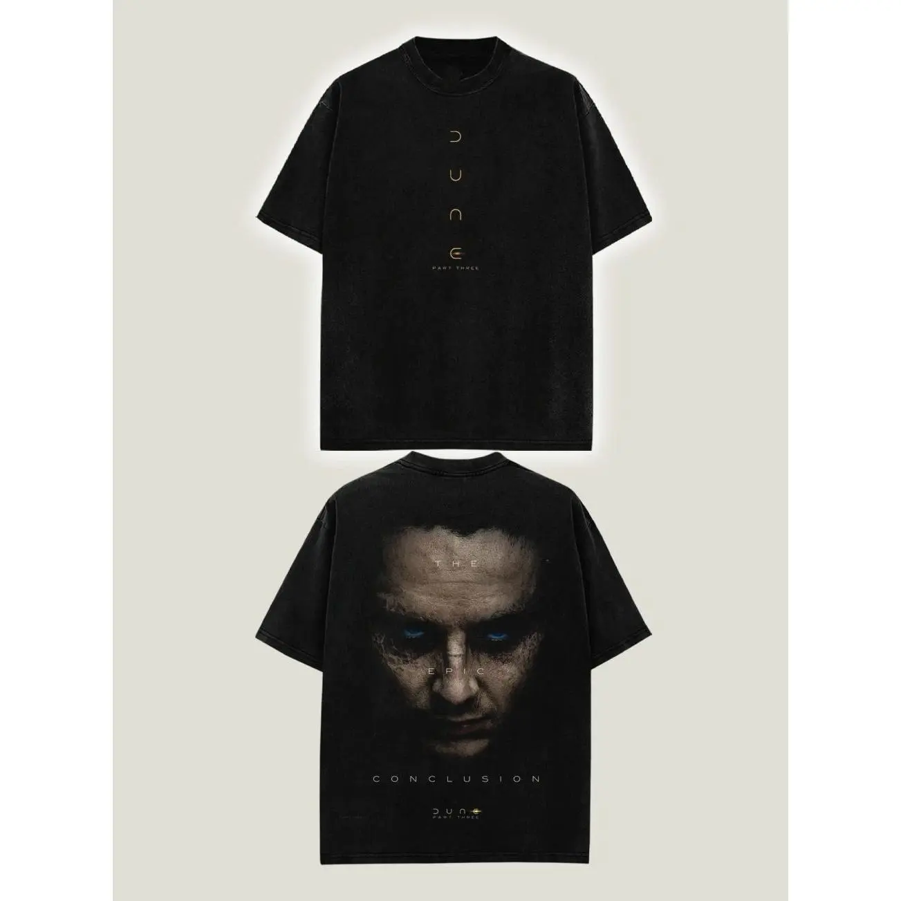 Dune Part Three 2026 Shirt – Sci-Fi Movie Graphic Tee, Vintage Unisex Cotton T-Shirt, Arrakis Shai-Hulud Fan Gift, Washed shirt, Halloween Shirt, Vintage Outfit 6VD
