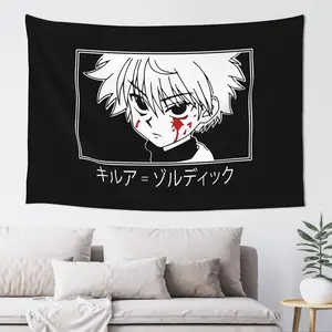 Anime Tapestry Aesthetic Wall Hanging Tapestries Wall Blanket Art for Living Room Bedroom Dorm Home Decor Gift 60x40Inch