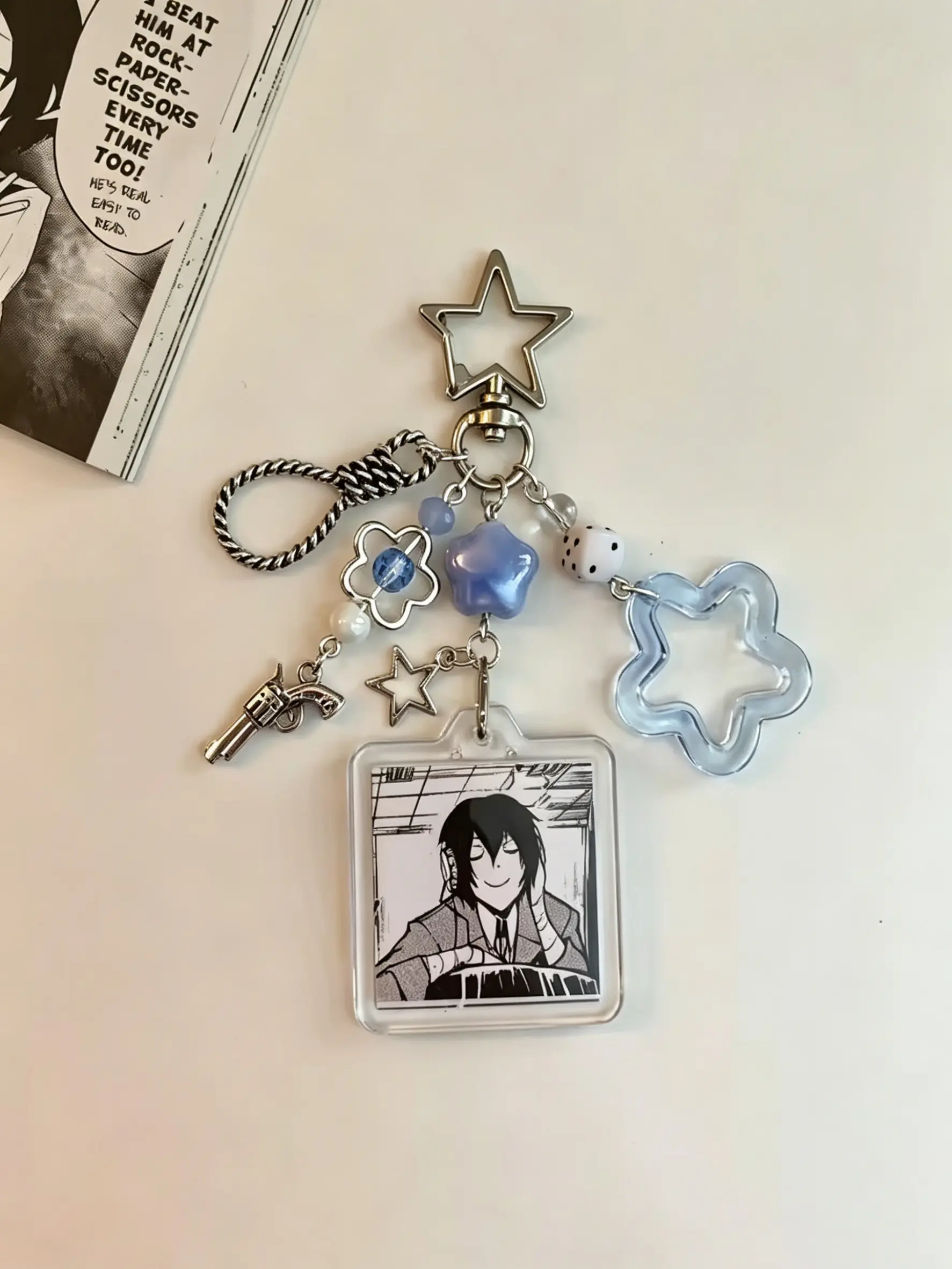 Bungo Stray Dogs Manga Keychains, Keychain Collectible, Keyring, Keychain Charm, Officially Licensed Merchandise, Perfect Gift for Fans, Durable Material, Unique Design
