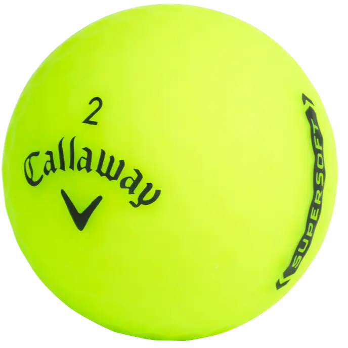 Callaway Supersoft Golf Balls Color Mix Variety Ball Set - 1 Dozen, Low Comp., Straight Flight, Track Shots, Ultra Soft, Golf Equipment, Vibrant, Easy Visibility