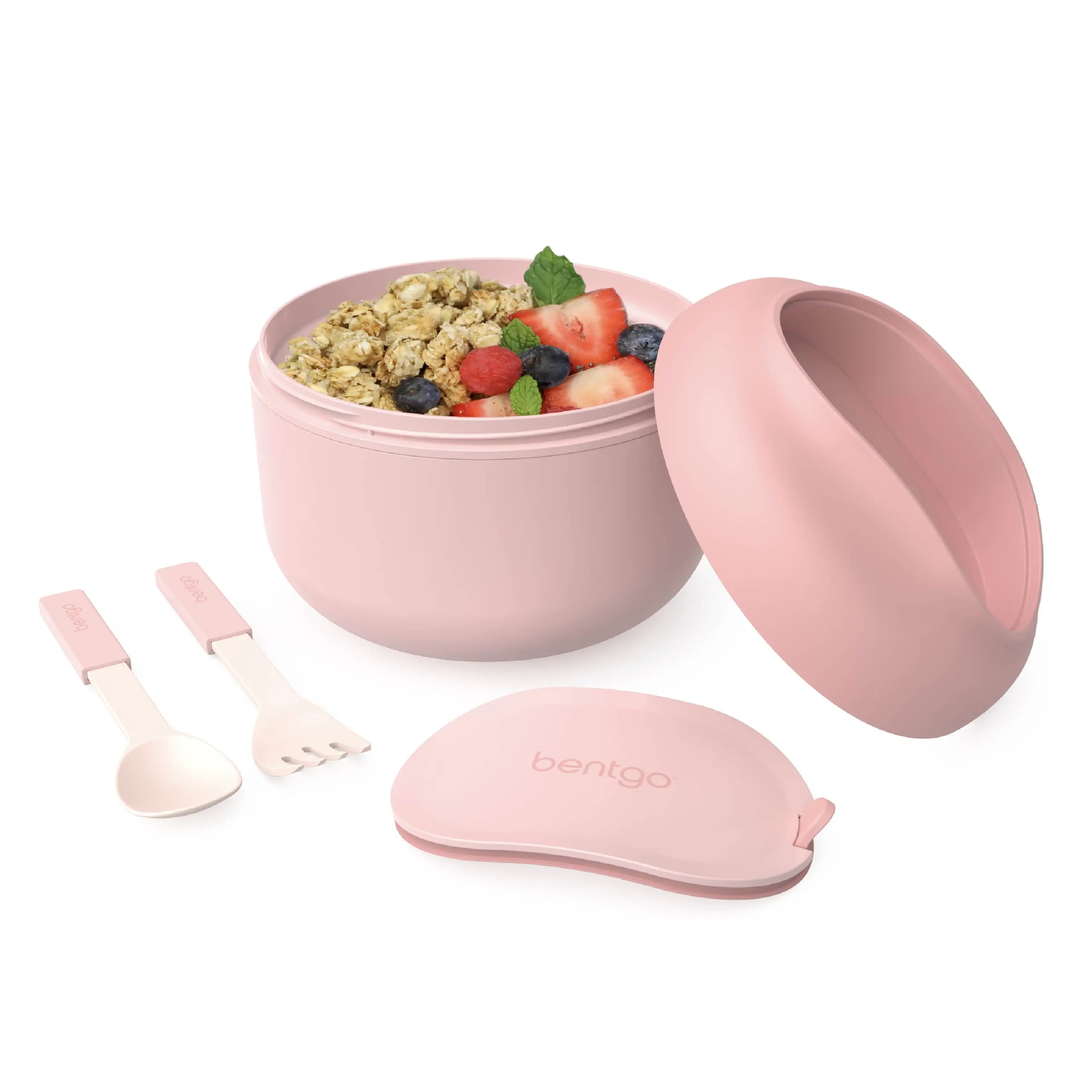 Bentgo Bowl - Insulated Bowl, Includes Fork and Spoon, Ideal for Meal Prep for Oats
