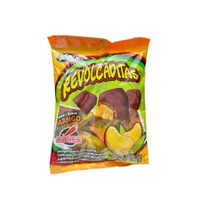 Revolcaditas with Chili (.6oz) Mango Candies, Sabor Mango con Chile - Candy Sweet Snack Spicy sour Bonbon Mangga (.6oz) Bite Size Flavor Fruit