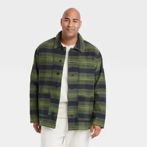 Houston White Adult Utility Shirt Jacket Shacket Quilted Interior