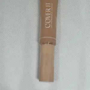 AMUSE Cover IT 2 In 1 Foundation & Concealer New 6 Dark - Dual Function Makeup for Flawless Coverage