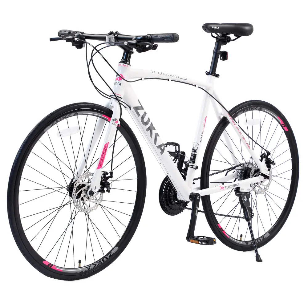 24 Speed Hybrid Bike Disc Brake 700C Road Bike for Men Women's City Bicycle