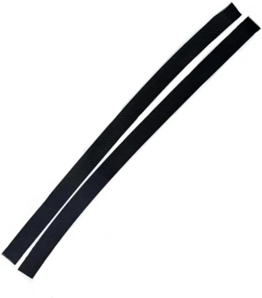 2Pcs Carbon Fiber Pattern Style Car Sunroof Side Decals Roof Edge Cover Trim Car Sunroof Side Protective Sticker Compatible with Kia Stinger 20182024 Accessories