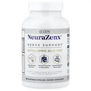 Zen Nutrients NeuraZenx®, Nerve Support, 120 Vegetable Capsules