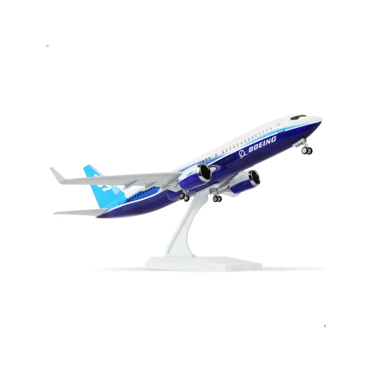 High-Quality Boeing 737 Airplane Model, 30cm 1:240 Resin Diecast Toys, Collectible Gift
