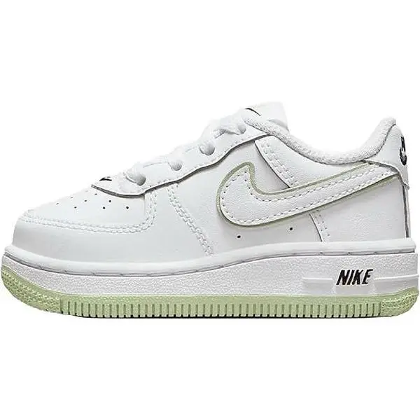 Toddler's Nike Air Force 1 White/Honeydew-White-Black (CZ1691 108)