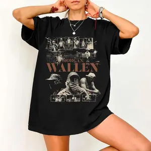 Wallen Shirt Vintage 90s Tshirt, Wallen Concert Tour Graphic T-Shirt, Nashville Concert Outfit, Gift for Country Fan