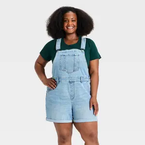 Women's Denim Shortall - Ava & Viv