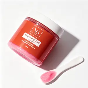 VB Azucar Glow Exfoliant & Brightening Sugar Scrub 100g Hydrating Facial Cleanser for Smooth Skin Pack Natural Exfoliants for Improved Texture