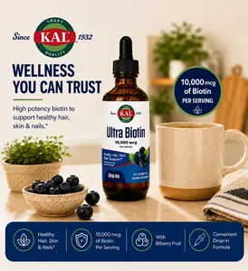 KAL Ultra Biotin 10,000mcg DropIns — Hair · Skin · Nails Liquid Drops — Mom Coffee Ritual
