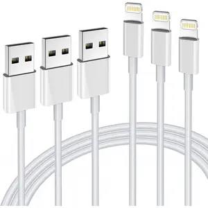 iPhone Charger 3Pack MFi Certified Charger 6FT, Lightning Cable 6FT Compatible with iPhone 14/13 /12 Mini Pro Max SE 11 Xs Max XR X 8 7 6 Plus 5S iPad Pro