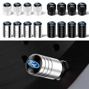 Ford Focus 2 3 4 Mk2 Mk3 Mk4 St F150 Mondeo Fiesta Tire Valve Caps Set, Tire Pressure Caps, Dustproof Waterproof Rust-Resistant, Car Decoration Accessories