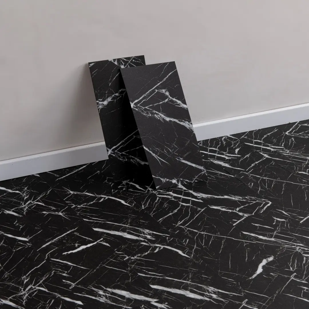 20/30/40pcs Marble Pattern Flooring, PVC Self-adhesive Wood Grain Floor Stickers, Durable PVC Material Waterproof Oil-proof Indoor Floor Tiles, Suitable for Office, Bedrom, Homestay, Home Renovation Floor Wall Panels