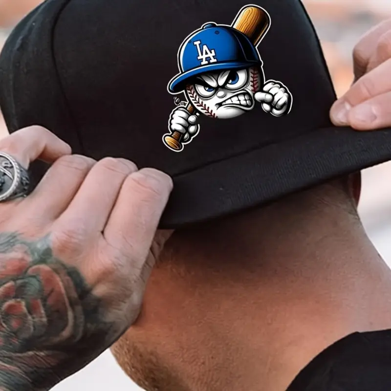 La Letter Baseball Hat, Graphic Print Hip Hop Cap, Adjustable Street Style Sports Hat, Unisex Fashion Accessory, Perfect Gift, Adjustable Fit Hat, Casual Sports Hat, Adjustable Casual Hats