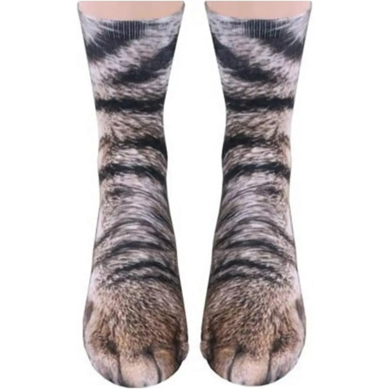 NDLBS Funny Christmas Gifts Novelty 3D Animal Paw Socks Stocking Stuffers for Adult Women Men Teens Gag White Elephant Gifts