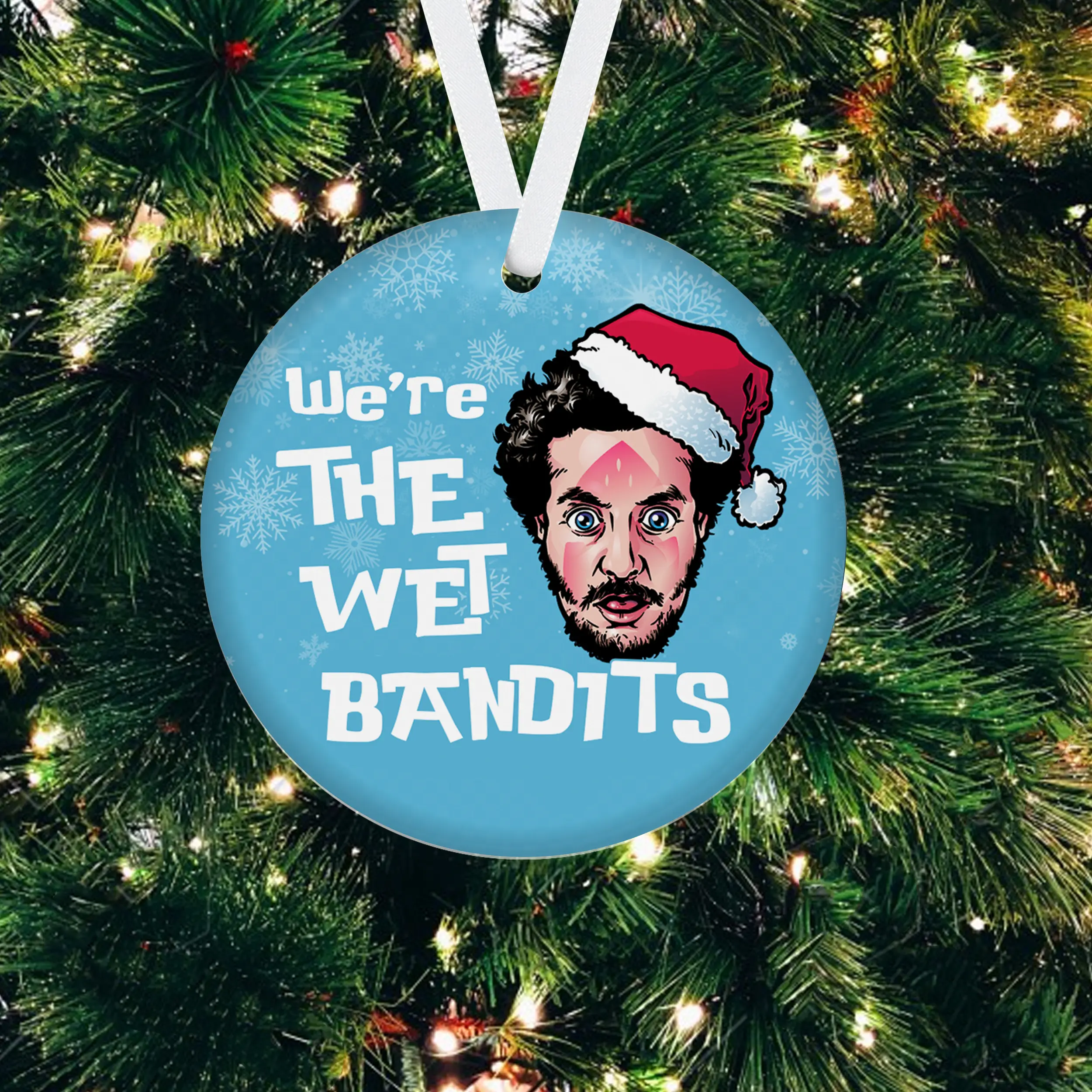 Home Alone Christmas Ornament, Wet Bandits Ornament, Vintage Christmas Movie, We're The Wet Bandits, 90s Xmas Movie, Christmas Gifts, Christmas Tree Decor, Hanging Ornament