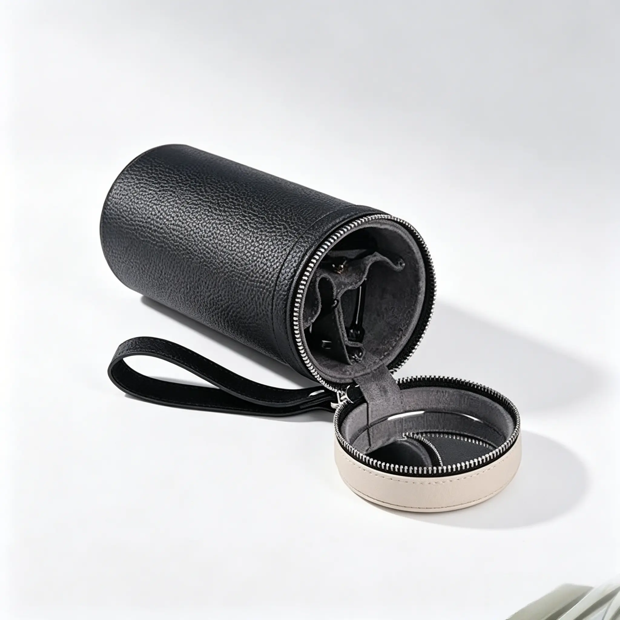 3 slots eyeglass case Leather sunglasses storage box, suitable for both men and women, Glasses Storage Holder Box