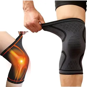 Compression Knee pad support brace (1 piece) with anti-slip silicon for pain relief