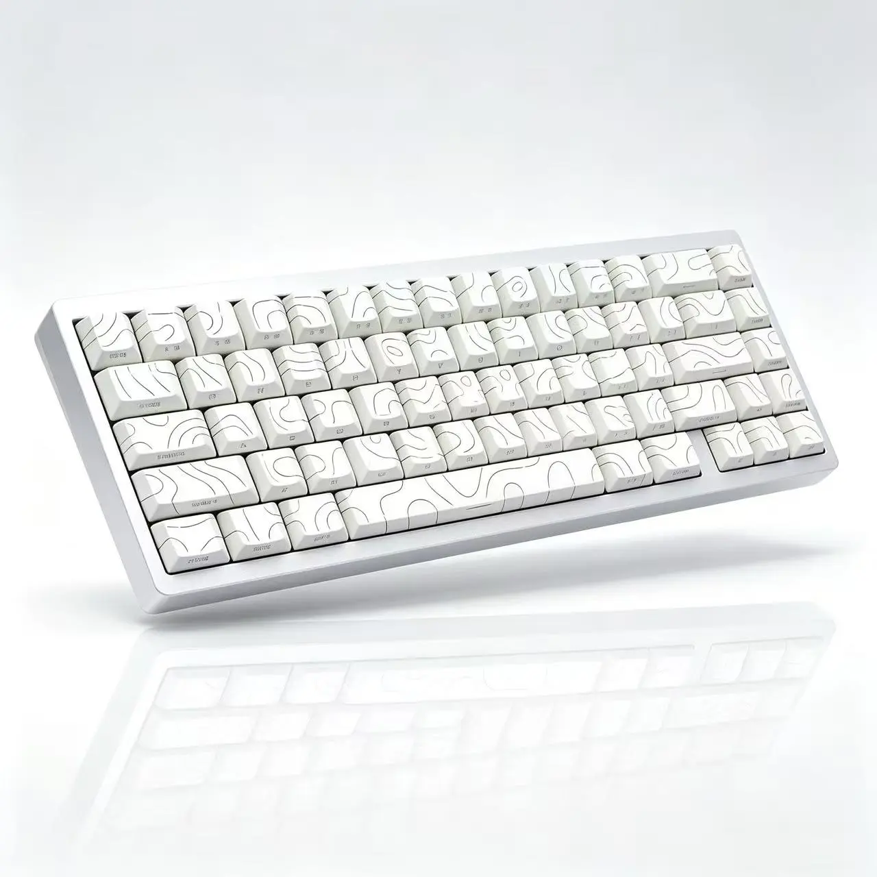 67-Key Aluminum Alloy Mechanical Keyboard, Computer Accessories, Tri-Mode Connectivity, Multi-Layer Sound Dampening Gasket Structure, Full-Key Layout, Hot-Swappable, Macro Program, Custom RGB Lights