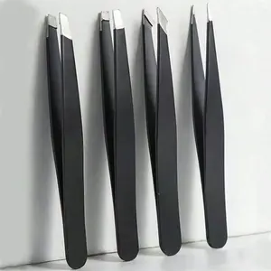 4pcs Set Professional Eyebrow Hair Removal Splinter Tweezers Set Perfect For Very Effortless and Relaxed to Remove