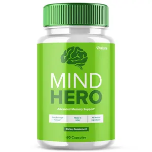 Mind Hero Brain Supplement, MindHero Cognitive Support for Memory (60 Capsules)