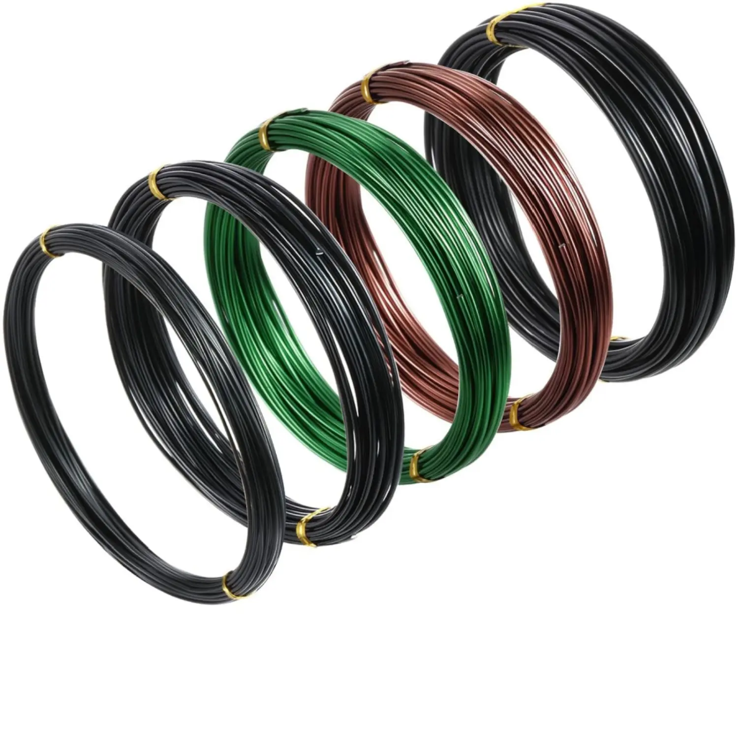 5 Pcs Aluminum Bonsai Training Wire Tree 160 Feet Total 3 Sizes (1.0/1.5/2.0 mm) for Holding Branches Small Trunks Garden Accessories - Home Improvement.