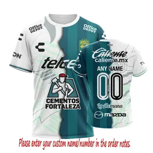LIGA MX Club León Shirt 3D Personalized 25-26 Home Mix Away Design For Toddler - Youth And Adult