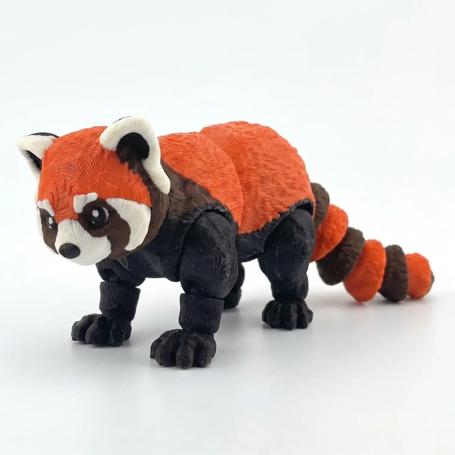 Articulated Red Panda Toys 3D Printed Red Panda Fidget Toy Desk Pet - 5"