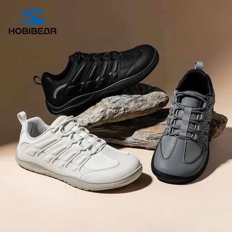 HOBIBEAR wide-headed shoes spring and autumn outdoor sports shoes women's lightweight non-slip walking shoes running shoes casual shoes Sneaker Closed