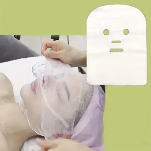 100pcs Facial Mask Gauze, Beauty Mask Salon Facial Skin Care Mask Gauze, Ultra-thin Soft Gauze Facial Mask Sheets - Facial Care Beauty Tools Gifts For Home Or Beauty Salon Cosmetic