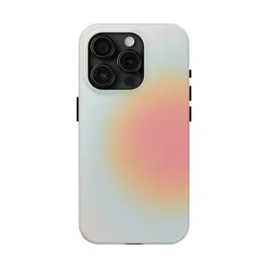 ELIXRE AURA Rainbow iPhone Case, Aesthetic Protective Case Custom Cute Tough Protective Multi Layer iPhone and Samsung Case, iPhone 15- iPhone XS iphone 16 pro max  cases