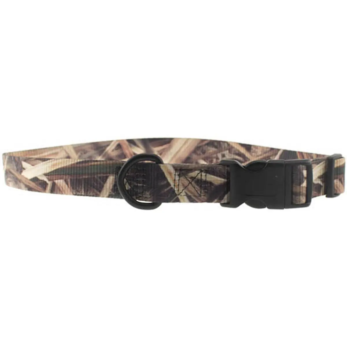 Leather Brothers 102QKN-BD Basic Camo Print Dog Collar - 0.75 in. Quick-Release Adjustable, 14-20 in. 1 Size, Easy Fastening