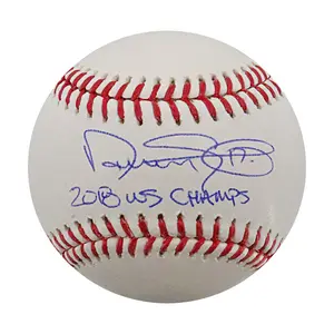 Nathan Eovaldi Boston Red Sox Autographed MLB Baseball with 2018 WS Champs Inscription (CX Auth)