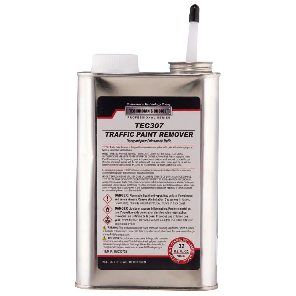 TEC Traffic Paint Remover, 32oz Automotive & Motorcycle Car Washing Maintenance Paint Repair Solution