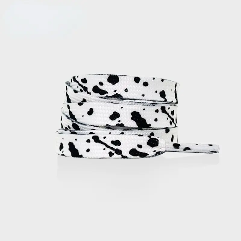 Black Splatter laces