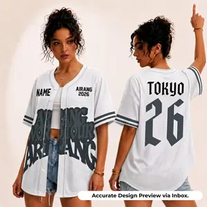 Custom Bangtan Baseball Jersey Arirang, Kpop Gift for Bangtan Fans, V-neck Bangtan Shirt, Bangtan World Tour 2026 Merch Army Jersey
