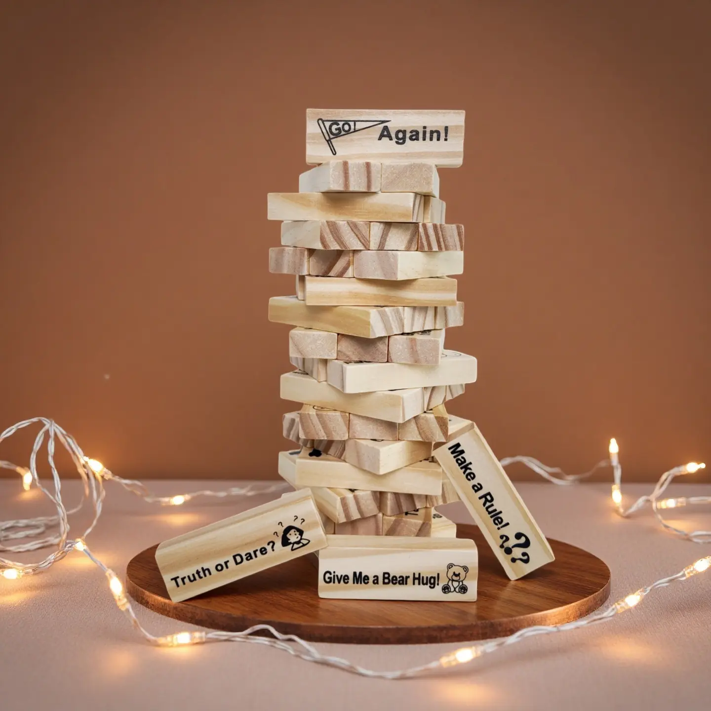 Stacking Tower Block Game – Best Game for Party.DateNight.Valentine’s Gift for BF/GF, Friend e