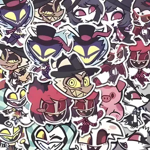 Cartoon Character Pattern Sticker, 80pcs/pack Waterproof Self Adhesive PVC Decorative Decor Paper, Decor Sticker for Gift Greeting Card & Water Bottle & Laptop