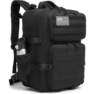 Military Tactical Backpack for Men Waterproof Daypack 3 Day Assault Pack Molle Bag with Water Bottle Holder